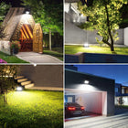 Halogen LED Naświetlacz Lampa Zewnętrzna Nad Garaż 100W IP65 4500K Czarny reflektor do podjazdu, biały neutralny, 8000