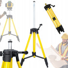Trójnóg statyw do lasera krzyżowego do poziomicy laserowej tripod 117cm teleskopowy, gwint 5/8 cala, wysokość 120 cm