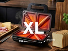 Opiekacz do Kanapek Sandwich Toster XL Eldom ST160 Mocny 900W nominalna srebrny/szary