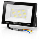 Halogen reflektor LED lampa zewnętrzna ścienna kinkiet ogrodowy 50W 4000lm naświetlacz IP66 zimne białe światło 6500K
