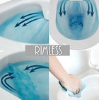 Miska wc wisząca Rimless Mexen Teo bezkołnierzowa podwieszana biała sedes łazienkowy z deską, odpływ poziomy, długość