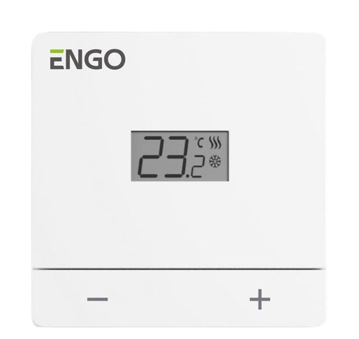 ENGO EASY-230W BIAŁY dobowy przewodowy regulator temperatury 230V kc715 pokojowy, regulator