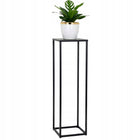Kwietnik metalowy stojący stojak na kwiaty czarny 80cm loft produkt polski podstawa pod donicę, dekoracja wnętrza