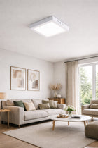 Plafon LED Lampa Sufitowa Natynkowa 24W 2640lm 4000K Biała Kwadrat do łazienki i korytarza, neutralna barwa
