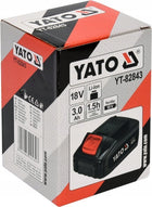 YATO AKUMULATOR BATERIA LI-ION 3,0Ah 18V DO NARZĘDZI YATO 18V YT-82843 pakiet ogniw, zapasowe zasilanie do wiertarki i