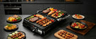 Grill elektryczny kontaktowy Panini 2000W 180° regulacja temperatury nominalna srebrny/szary