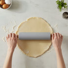 Wałek do ciasta pizzy silikonowy kuchenny obrotowy nieprzywierający duży rolka pierogowa, 38 cm