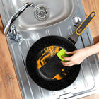 Wok GRANITOWY duża patelnia głęboka do smażenia duszenia 32 cm VILDE powłoka non-stick, indukcja, zmywarka