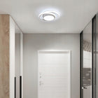 Lampa Sufitowa LED Plafon Okrągły Nowoczesny do Salonu 32W 6500K 2500lm biała oprawa, zimna barwa światła, sypialnia