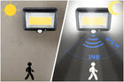 Lampa solarna LED czujnik ruchu zmierzchu osobny panel solarny kabel 5m naświetlacz zewnętrzny IP65 1000 lm 10 w 4500 K