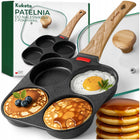 PATELNIA DO NALEŚNIKÓW PANCAKES jajek NON-STICK czujnik INDUKCJA z pokrywką kwadratowa, placki, omlety, odpinany