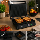 Grill Elektryczny Opiekacz do Panini Toster Kanapek Rozkładany + Regulacja nominalna