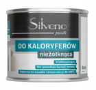 Farba Akrylowa Emalia do Kaloryferów Łagodny Zapach Biała 400ml silveno powłoka na grzejniki, beton, drewno, meble