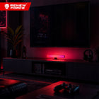 2x Light Bar Lampka Biurkowa czujnik muzyki RGB oświetlenie ambient WiFi TV listwa świetlna LED, pilot, ściemniana, do