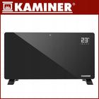 Grzejnik Elektryczny Szklany Kaminer 2500W WiFi + Pilot Czarny Wydajny 850 mm 410 mm grzewcza