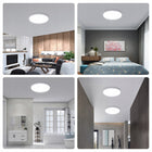 Lampa sufitowa plafon LED biały łazienkowa wodoodporna 32W 6500K IP54 okrągła oprawa do wilgotnych pomieszczeń, zimna