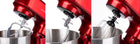 Robot planetarny kuchenny mikser z wagą podgrzewana misa do 45C panel LED 12 prędkości, 5 l, 1500 w, wyrabianie ciasta