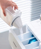 Pojemnik dozownik z miarką organizer na proszek płyn do prania płukania 2,3 na detergenty, do łazienki, 2300 ml
