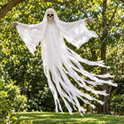 Kościotrup wiszący 116 cm biały duch dekoracja na Halloween ozdoba domu szkielet, straszak imprezowy, aranżacja wnętrza