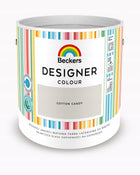 Beckers farba designer colour cotton candy 2.5l emulsja kolorowa do dekoracyjnego wykończenia powierzchni