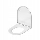Miska WC wisząca wirowa cersanit ZEN PRO oval z deską wolnoopadającą slim bezkołnierzowa, odpływ poziomy, rimless