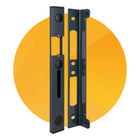 Kaseta elektrozaczepu niska 40x17x320 mm antracyt RAL 7016 do furtki bramki obudowa zamka elektrycznego, montaż przy