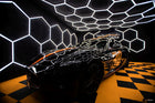 Lampa LED hexagon Panel Oświetlenie Warsztat Garaż Dom 297 x 515 5500-6000K plafon sufitowy ze zintegrowanym źródłem