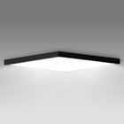 Panel LED natynkowy 40W 60x60cm Plafon Lampa kwadratowa czarna mocna oprawa sufitowa ze zintegrowanym źródłem światła