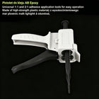 Uniwersalny pistolet do kleju nakładanie kleju 50 ML AB pistolet aplikator do mas dwuskładnikowych, żywic i tworzyw