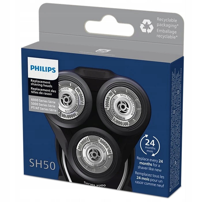 Głowice golące philips SH 50/50 głowica do golarki srebrny/szary golarka