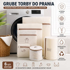 0002 Worki do Prania Premium zestaw 6 szt – Grube Wytrzymałe Ochrona siatki na bieliznę, woreczki do pralki