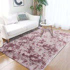 Dywan różowy pluszowy mięciutki shaggy rabbit włochacz 120x170 CM gruby XL prostokątny z poliestru, jednobarwny do