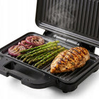 Opiekacz do kanapek panini grill elektryczny do kanapek 1400W non-stick nominalna srebrny/szary