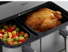 Frytkownica beztłuszczowa Airfryer Philips NA555/00 9l 2750W dwa kosze srebrny/szary