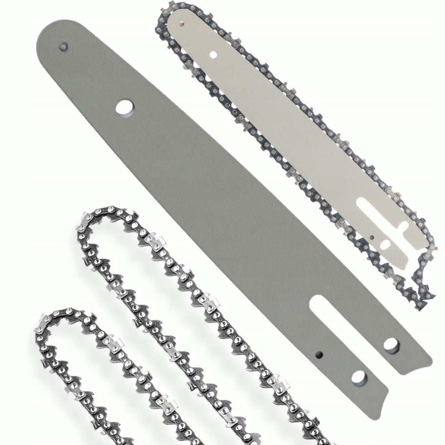 2x łańcuch tnący do piły 8" + prowadnica do pilarki zestaw 45 ogniw 1,1mm