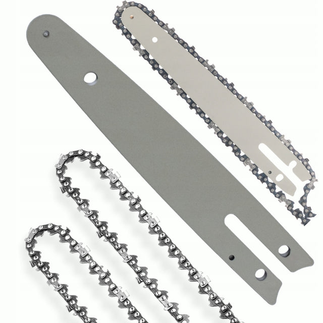 2x łańcuch tnący do piły 8" + prowadnica do pilarki zestaw 45 ogniw 1,1mm