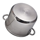 Garnek wysoki z pokrywką gastronomiczny stalowy 10,5 L indukcja kamille naczynie do gotowania, średnica 26 cm, bez