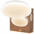 Plafon LED Panel Lampa Sufitowa 12W 3000K Czujnik Ruchu i Zmierzchu Osram okrągła oprawa 23 cm, ciepłe białe światło