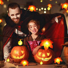 Girlanda świetlna lampki led 3 m liście jesień dekoracje ozdoba Halloween