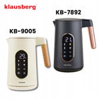 Czajnik elektryczny Klausberg KB-9005 1,7l LED dotyk regulacja tem Programy 1.7 l 2200 w beżowy metal, tworzywo sztuczne