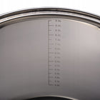 Garnek wysoki z pokrywką gastronomiczny stalowy 10,5 L indukcja kamille naczynie do gotowania, średnica 26 cm, bez