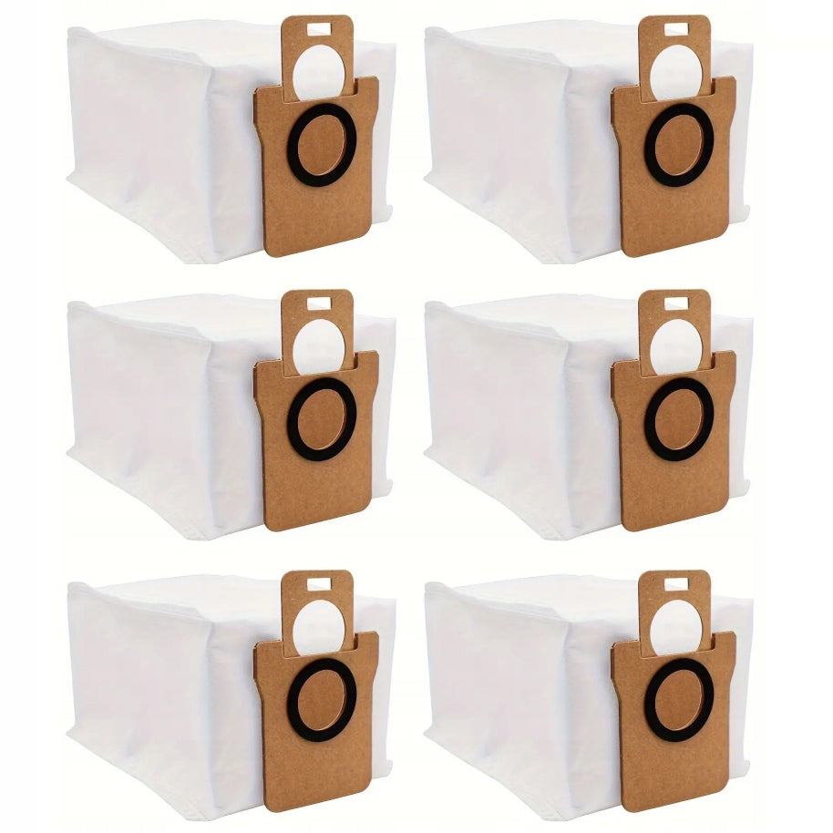 6x Worki do Xiaomi Dreame L10 L20 L30 L40 L50 X10+ X20+ X30 X40 X50 S10 zamienniki syntetyczne z filtrem hepa, robot