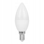 6x Żarówka LED E14 8W biały neutralny 4000K 230V premium mocna świeczka 680 lm do żyrandola, kinkietu i lamp