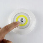 Lampka LED COB samoprzylepna na baterie dotykowa oświetlenie punktowe do szafy, schodów, korytarza, kuchni i łazienki