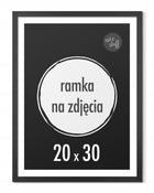 Ramka na zdjęcia 20x30 A4 Ramka 20x30 Ramki na zdjęcie czarna MDF czarne oprawa fotografii, dekoracja ścienna, drewniana