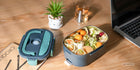 Elektryczny lunchbox termos obiadowy samochodowy Redleaf DFH-001 zielony pojemnik na żywność 1500 ml do zmywarki