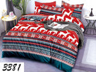GRUBA POŚCIEL 3D FLANELOWA 160x200 FLANELA BAWEŁNA KOŁDRA PODUSZKI KOMPLET boho, 3-częściowa, zamek błyskawiczny