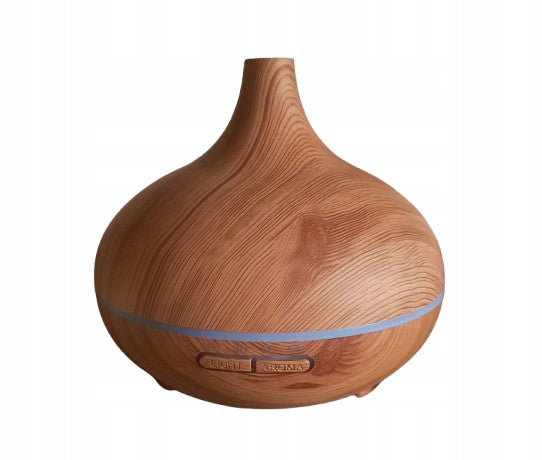 Dyfuzor nawilżacz powietrza ultradźwiękowy Easy Home aromatyzer brązowy