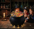 Kociołek czarownicy wiedźmy czarny 18 CM wiaderko na cukierki halloween pojemnik na słodycze, opakowanie na łakocie