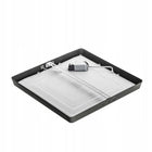 Panel Plafon Sufitowy LED Natynkowy Kwadrat 24W 2160lm Nie Mruga CCD Czarny lampa do salonu kuchni, oprawa 28 cm z